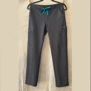 FIGS Yola Straight Leg Scrub Pants, Regular Length, Regular Yoga Waistba…